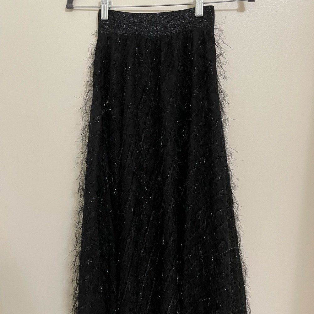 Elegant Black Long Skirt